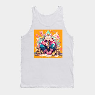 Pop Urban Prosperity Cat Tank Top